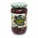 Jar of Greenfields Kalamata Olives with green and white checkered lid