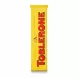 Toblerone milk chocolate bar with honey and almond nougat packaging front view