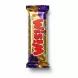Cadbury Wispa Gold chocolate bar wrapped in golden foil with red and purple branding