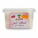 Plastic container of Al Nakhil Halawa Cotton Candy with Arabic label