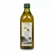 1 litre bottle of King of Olives Extra Virgin Olive Oil front label showing olive illustration