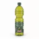 Garusana refined sunflower and extra virgin olive oil bottle held in hand front label view