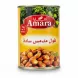 Can of Amara Plain Fava Beans front label with beans image