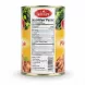 Nutrition facts and barcode on Amara fava beans can