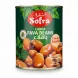 Sofra brand large fava beans canned product front label