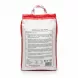 Back view of Sadaf Sella Extra Long Grain Rice 5kg bag with cooking instructions