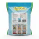 Back view of Armaan frozen peeled garlic cloves packaging with nutritional info and barcode