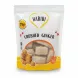 Pack of frozen crushed ginger cubes in plastic pouch