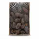 Close-up of Medjool Dates in clear plastic packaging