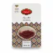 Golestan brand Iranian saffron pack with decorative Persian pattern and 1 gram saffron filaments visible