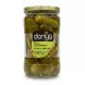 Jar of Donya Pickled Cucumbers front label showing brand without price tag