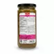 Back label with nutrition facts and ingredients of Badr Marinated Olives