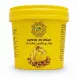 Roya Frost saffron pistachio ice cream container with yellow lid and decorative design
