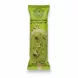 packaged pistachio ice cream bar with pistachio pieces on wrapper