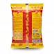Back view of Pofak cheese snack packet showing nutrition facts and barcode