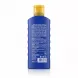 Back view of Nivea Sun Protect & Moisture SPF 50+ sunscreen bottle showing usage instructions and ingredients