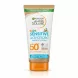 Garnier Ambre Solaire Kids Sensitive SPF 50+ sun protection lotion front