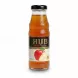 Glass bottle of The Hub Apple Nectar with apple illustration on label