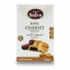 Hand holding box of Sofra Date Cookies Maamoul with detailed front view