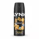 Lynx Gold deodorant bodyspray in black bottle with gold chain design