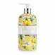 Bottle of Baylis & Harding Royale Garden Lemon & Basil Hand Wash with lemon and basil design
