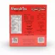 Back view of Alwazah Tea box showing ingredients and nutrition facts