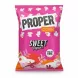 Bag of Proper Corn Sweet Popcorn in bright pink and orange packaging