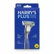Harry's Plus razor kit packaging with metal handle and 5-blade cartridge image