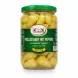 Jar of Istanbul pickled baby hot peppers with green lid