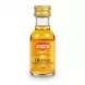 Small glass bottle of orange flavouring essence with yellow cap
