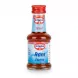 Small glass bottle of Dr. Oetker rum essence with red cap