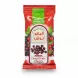 Packet of Khoshkpak dried sour cherries with bright red and green packaging showing dried and fresh cherries