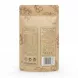 Back packaging with nutritional information and ingredients