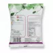 Frozen Zaad Molokhia whole leaves packet back with ingredients and nutrition info