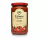 Jar of Eirene double concentrated tomato paste with fresh tomato illustration on label