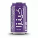 Can of Kinza Blackcurrant Soda front view with purple label