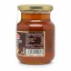 Nutrition facts and ingredients label on honey jar