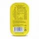Back of Hana sardines tin showing nutritional information and barcode