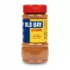 Old Bay Seasoning jar with red lid and blue-yellow label showing front