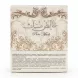 Back of product box showing ingredients and details