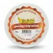 Top view of 4 Seasons wafer ice cream in plastic tub showing product label