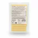 Back of cheddar cheese slices packaging with nutritional info