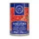 Can of Heera chopped tomatoes in tomato juice with blue label