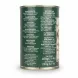 Back label of Heera black eye beans showing ingredients and nutrition facts