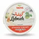 Top view of Yaffa Labneh tub lid showing brand and product details