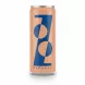 Can of ZOOZ Elevate sparkling adaptogen tonic with orange and blue design