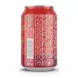 Back of Mirinda Strawberry can showing ingredients and barcode