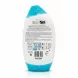 Back label of Fairy Non Bio Laundry Detergent Gel showing ingredients and usage instructions