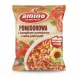 Amino tomato soup pack front showing tomato and parsley design