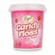 Regal strawberry flavour candy floss tub in pink packaging